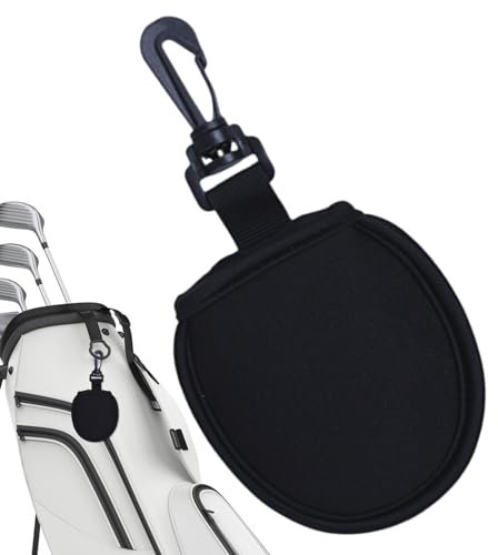 Poupangke Waschtasche für Golfbälle, Aufbewahrungstasche für Bälle – Golfer-Taillentasche, Golfball-Tragetasche für Wasserflasche und Handtuchhalter