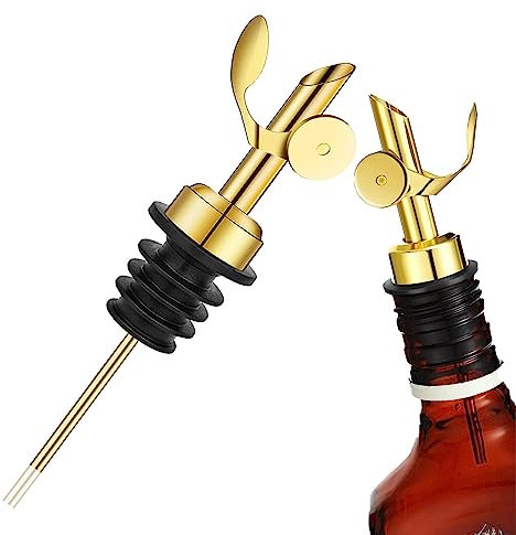 Shurzzesj Bec distributeur d'huile – Bec verseur multifonction pour bouteille d'huile d'olive, bec antirouille pour distribution d'huile de cuisson pour cafés, cuisine, barbecue en plein air,