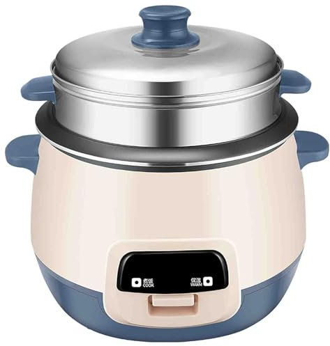 LNJZMDSS Olla Arrocera De 3L/4L para Cocinar Arroz Rápidamente, Olla Antiadherente Extraíble para Cocinar Sopa, Arroz Y Guisos, Vaporera Independiente para Mantener El Calor,3l