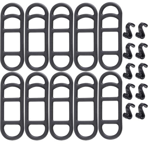 OIGWBPH 20 PCS Bande en Silicone pour Vélo Sangle Attache Velo Porte Velo Caoutchouc Fixation Elastique Lampe de Poche Torche de Vélo Bande de Silicone Sangles de Lumière de Vélo