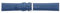 Eichmüller Verjüngendes Lederband in 14-22 mm Uhrenarmband mit Naht (20 mm, Petrol)