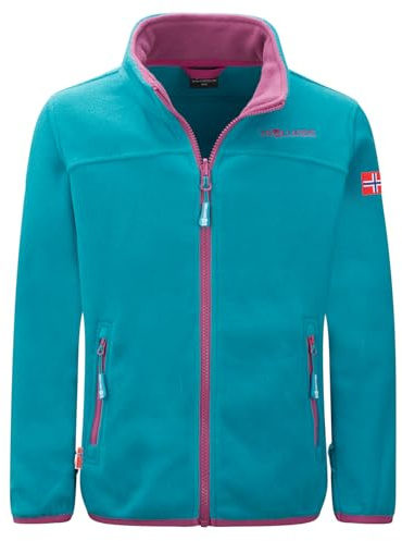 Trollkids Girls Oppdal Jacket XT 164, Bright Berry