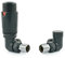 Hot Flow Valvola termostatica per termosifone TRV (coppia) con corpo TRV, testa della ruota e scudo di blocco per un controllo rapido e facile della temperatura. Perfetto per il risparmio energetico.