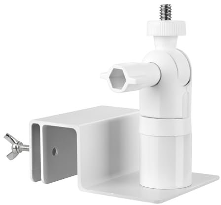 Adjustable Gutter Mount for Ring Stick Up Cam, Arlo Pro, Arlo Pro 2, Arlo Pro 3, Eufy, Arlo, Wyze, Adjustable Security Indoor/Outdoor Mounting Bracket
