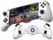 COOBILE Wireless Game Controller, Bluetooth Streckgriff mit Hall Linear Trigger, Dual Vibration Motors Macro Back Button, für iOS/Android/ipad/PC/Switch (weiß mit Kühlgebläse)