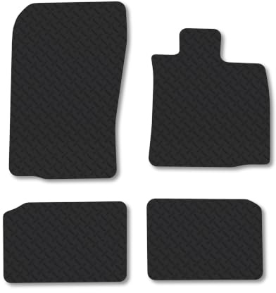 Mini Countryman (2011-2017) 5mm Rubber Car Mats | Heavy Duty Rubber Tailored Fit Floor Mats Full Coverage Durable Waterproof Accessories Easy Clean Anti Slip Made in the UK