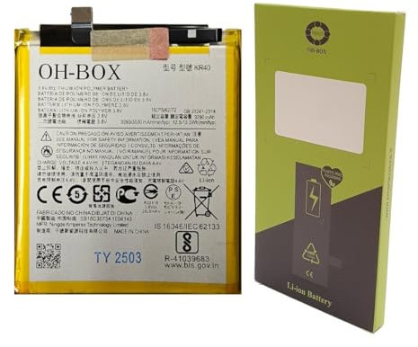OH-BOX® Batteria compatibile con Motorola KR40 modello One Vision