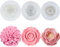 pekifaves 3 Stück Blumen Kerzen Silikonformen, Rosen Nelke Pfingstrose 3D Silicone Kerzenform, Silikonformen Gießformen Kerzen Kleine Blumen, DIY Herstellung, Gebäck