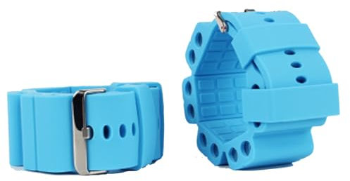 Ankle Weights,Paire (500g) Poids Cheville et Poignet,Silicone Réglables Leste Cheville,Bloc de Poids Amovible,Bracelet Lesté pour Femmes Hommes Natation Fitness Yoga Cyclisme,Bleu