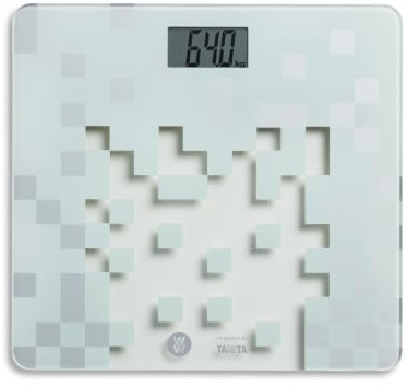 WeightWatchers by Tanita HD-380WW – Stylish Digital Bathroom Scale, Ultra Slim Glass Design, Tap-On Activation, 150kg Capacity, Accurate Weight Readings