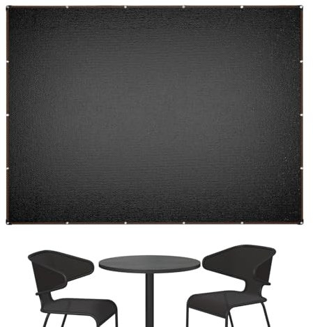 Toldo rectangular de 4 x 5 m, protección UV, 95 % permeable al viento, protección contra la intemperie, resistente, multifuncional, para jardín, exterior, jardín