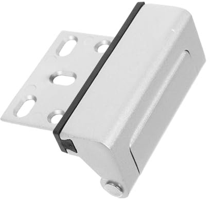 Mikikit Cerradura De Seguridad Para Puerta De Entrada Cerradura De Refuerzo Para Puerta De Casa Seguridad Adicional Para Apartamento Aleación De Aluminio Plateado