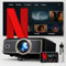 Proyector Unicview Dess C5 Pro, [Google TV y 2500 ANSI], Innovador Sistema de Auto elevación motorizado, HDR, Certificado Google TV, Soporte 4K con WiFi 6 y Bluetooth, Enfoque y Keystone automáticos