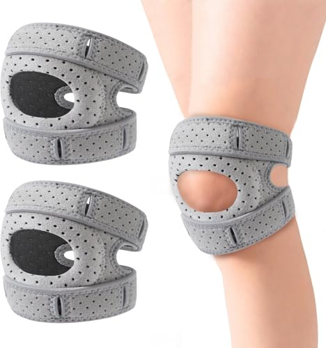 2 Stück Kniebandage Patella Kniebandage,Kniebandage MäNner, KniestüTze | Lindert Knieschmerzen, Geeignet FüR Outdoor-Sportarten, Klettern, Springen
