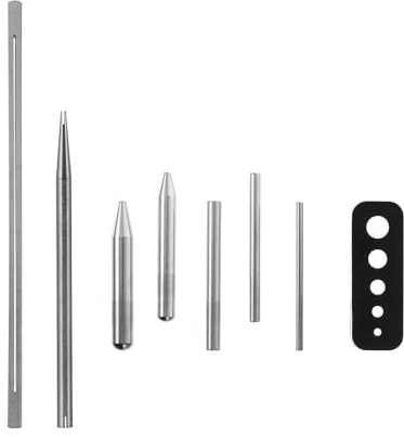 LALAFINA 7Pcs Metal Model Making Bending Kit Multi-Functional DIY Assembly Tools for 3D Puzzles and Hobby Model Building