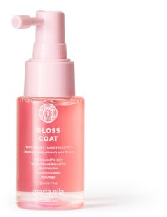 Maria Nila Gloss Coat - Hitzeschutz Spray für Haare mit Chia Peptiden & Quinoa, hitzeaktiviertes Glättungs Treatment 4 Tage Spiegelglanz Anti Frizz Leave In Föhn Glätteisen vegan Damen (50ml)