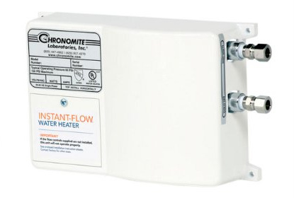 Chronomite SR-40/240 HTR 240-Volt 40-Amp SR Series Instant-Flow Standard Flow Tankless Water Heater