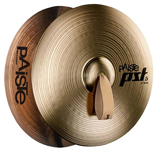 Paiste PST5 Marching Cymbals 14, inkl. Pads und Riemen