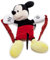 Mickey Mouse 1100730 - Mickey Plüschrucksack Circa 40 cm