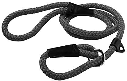Walk 'r' Cise Nylon Rope Slip Lead, Black