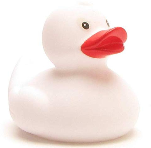 DUCKSHOP I Badeente Katja Weiss I Quietscheente I L: 7,5 cm
