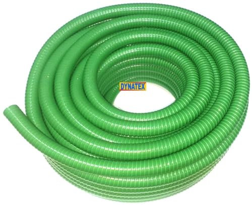 Suction hose 1 Inch Delivery Pump Drainage 7 Bar 10M 10 Metre 25mm Green Medium Duty 1402588