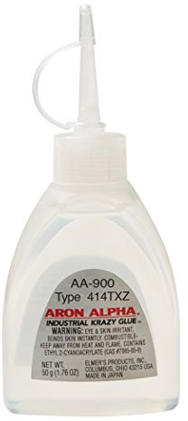 Aron Alpha 414TXZ (6,000 cps) High Heat (250 F) and Impact Resistant Instant Adhesive 50 g (1.76 oz) Bottle