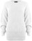SA Fashions® Oversized New Ladies Womens Chunky Baggy Jumper Knitted Sweater Thick Top S-XL 8-18 (LXL (16-18), White)