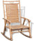 Festnight Schaukelstuhl Bambus Gartenstuhl Gartensessel Bambusstuhl 81 x 86 x 105 cm für Terrasse oder Garten