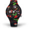 Doodle Armbanduhr Skull Moodwerk DOTA005 mit Silikonarmband
