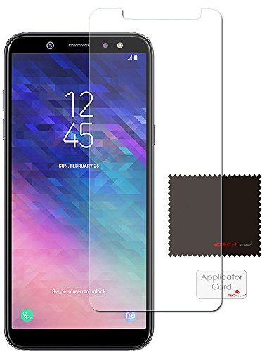 TECHGEAR [5 Pack] Screen Protectors for Galaxy A6 (SM-A600 Series) - Clear Lcd Screen Protectors Cover Guards Compatible with Samsung Galaxy A6 2018