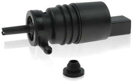Wai Danie 67128362154 Scheibenwaschanlage Pumpe - Kompatibel mit BMW E46/E39/E36 M3 M5 X3 X5 Z3 Z4 Z8 318i 323i 325i 328i 330i 528i 530i 740i 745i mit Tülle, Ersetzt OEM# 67128377612, 21323-232316B