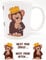 Tasse Affen Spruch Nicht mein Zirkus - emmapünktchen inkl. Geschenkverpackung Sprüchetasse Kaffeetasse Teetasse
