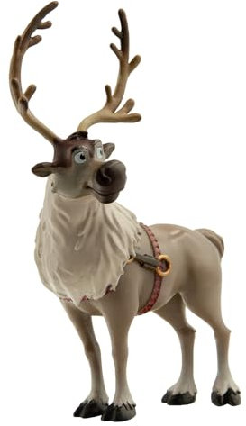 Bullyland 13514 - Spielfigur Rentier Sven aus Walt Disney Die Eiskönigin, ca. 12 cm, detailgetreu, ideal als kleines Geschenk für Kinder ab 3 Jahren