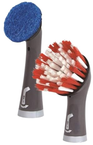 Rubbermaid Reveal Power Scrubber aufsteckbarer Scheuer- und XL-Bürstenkopf, für schnurlose, elektrische, batteriebetriebene Scheuerbürste, ideal für Küche/Herd/Geschirr/Besteck/Geräte