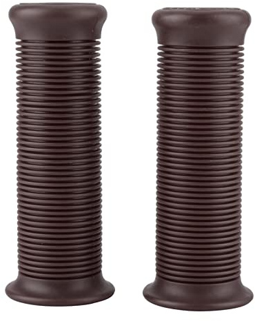 Motorrad Griffe, Paar 1 Zoll 25mm Universal Motorrad Vintage TPU Lenker Lenkergriff(Dunkelbraun)