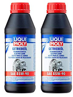 2x Original Liqui Moly 500ml Getriebeöl (GL4) SAE 85W-90 Gear Oil Oil Öl 1403