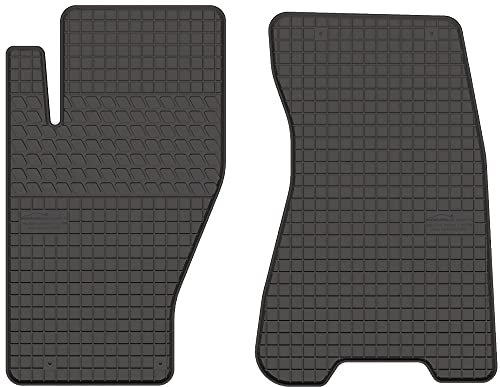 Gummimatten Vorne Gummi Fußmatten Satz für Jeep Grand Cherokee II - 2-teilig - Passgenau