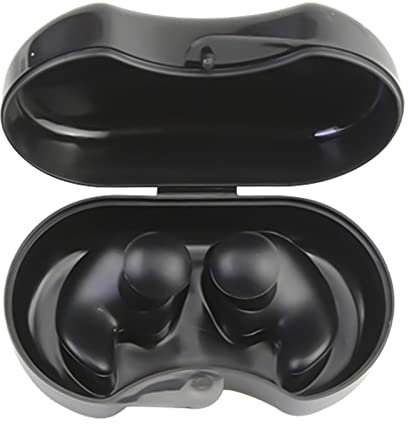 LUOSHUAI Tapones Oidos Ruido Dormir 1 par de natación Tapones for los oídos Suave Silicona for Adultos ducharse bañarse Snorkeling Surfing Impermeable Anti-Ruido Nadar Tapones Tapones Oidos Ruido