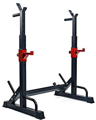 Rack per Squat Multifunzionale da Uomo Attrezzatura da Palestra per La Casa Rack Regolabile per Bilancieri Rack per Il Sollevamento Pesi Allenatori per Panca