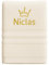 Krone Personalisiertes Handtuch mit Namen Schön gestickter Name Handbadetuch 100% Baumwollhandtuch Personalized Custom Towel with Name (100 x 50 cm, Krone)