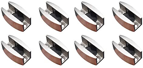 Konrunppy Guía de suelo de acero inoxidable para puerta corredera de cristal, puerta corredera de acero inoxidable, guía de ruedas, sistema de puerta corredera, accesorios (8)