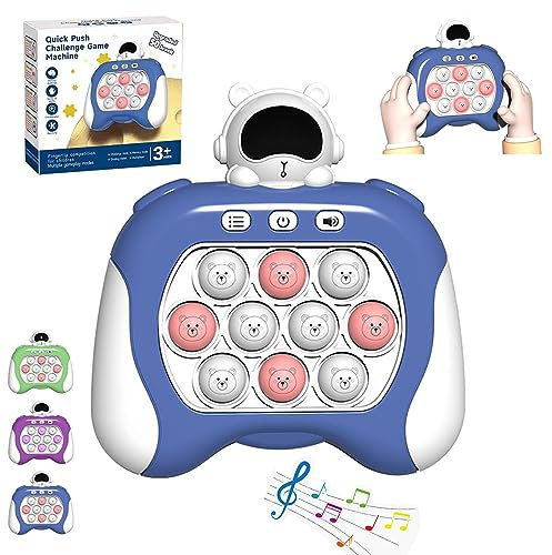 Schnelle Push Blasen Spielkonsole Push Blase Pop Puzzle Spiel Sensorische Fidget Spielzeug für Kinder 6 7 8 9 10 12 Jahre alte Jungen Mädchen Teens Autismus Party Ice Breaking Spiel