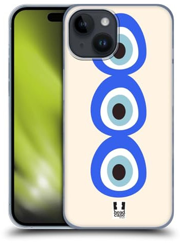 Head Case Designs Pila Mal de Ojo Carcasa rígida Compatible con Apple iPhone 15