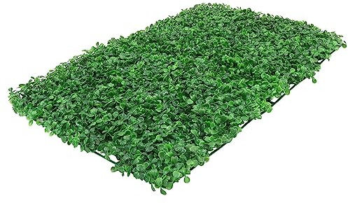 Pflanzenwand Matte Künstliche Pflanzen Rasen für Zaun Rasenwand Buchsbaumplatten Grasmatte Wand Balkon Kunstpflanzen Outdoor Kunstrasen Garten Sichtschutz Hecke Terrasse Gartendeko