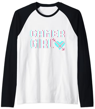 Gamer Girl Gaming Computer Konsole UwU Kawaii Raglan