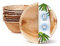 onlyleaf Palmware - umweltfreundliches Einweggeschirr aus Palmblättern I 25 Stück Palmblatt Schale rund 275ml Ø13,5cm I Salat-Schüssel Dipschalen Suppenschale Servierschale Snackschale