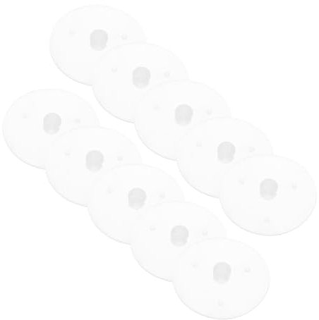 Milisten 10pcs Rice Cooker Gasket Silicone Outlet Pads for Exhaust Valve Replacement Accessories for Rice Cookers Easy Installation Practical Kitchen Gadgets