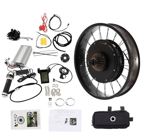 20 48V 1500W Fette Reifen Fahrrad Hinterrad Umbausatz - Schneemobil LCD Elektrofahrrad Motor Umbausatz 50 km/h