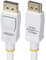 StarTech.com 3m DisplayPort 1.2 Kabel, VESA-zertifiziert, 4K 60Hz, 21.6Gbps, Rastende DP-Stecker, DP 1.2 Monitor Kabel, Weiß